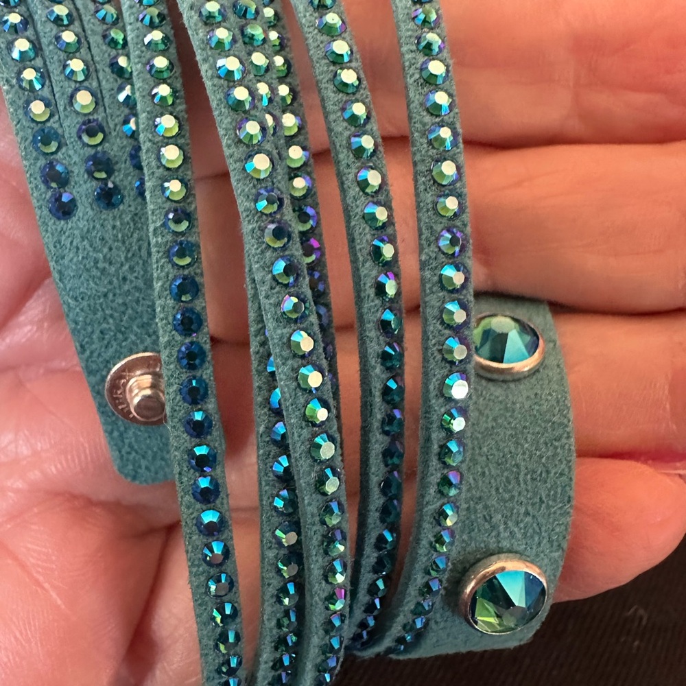 Touchstone Crystal Wrap-Star Bracelet, Laguna